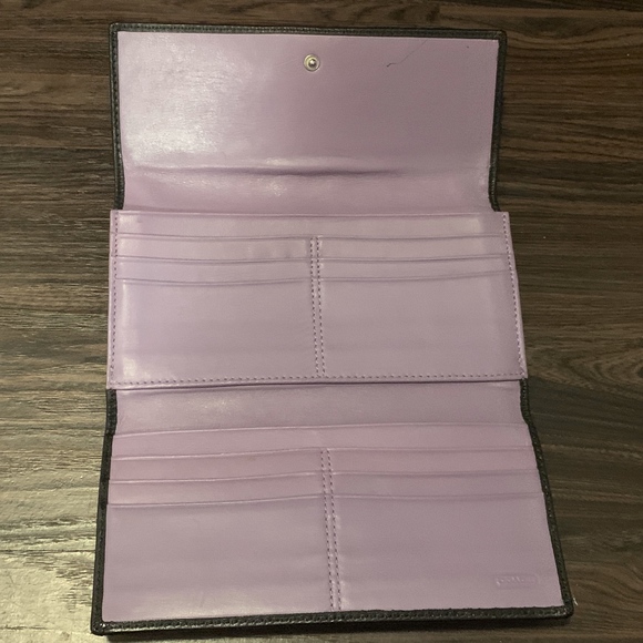 Coach Leather Trifold Wallet - Picture 3 of 4